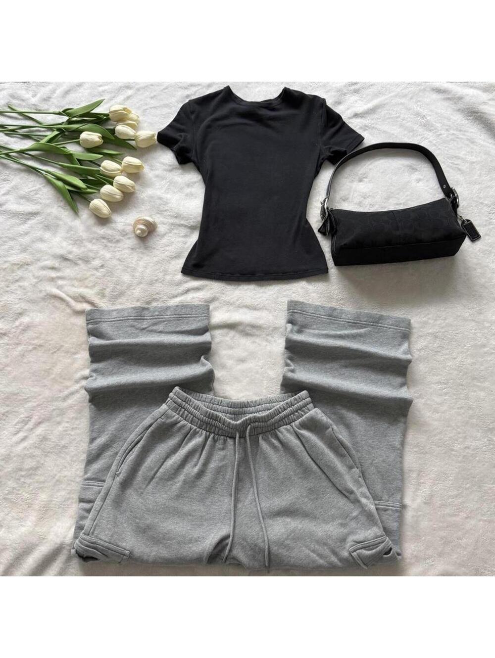 Old Navy Gray Drawstring Lounge Joggers